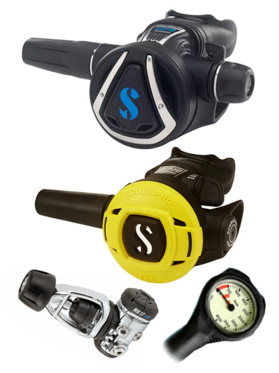 MK17 Evo 2 Yoke C370 S270 Octopus Regulator Combination