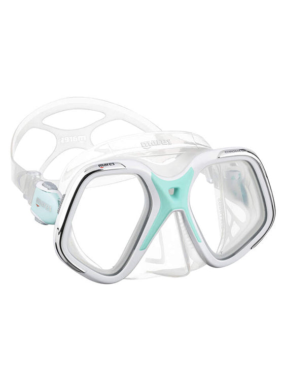 Mares Chroma Up Mask Clear White Turquoise