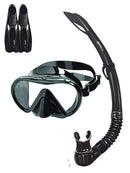 Mares Cobia Fluida Travel Set Black