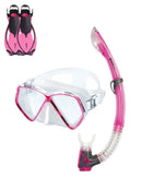 Mares Pirate Allegra Kids Snorkel Set Pink