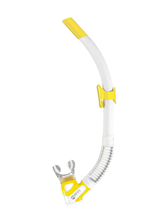 Mares Rebel Flex Snorkel Clearance White Yellow