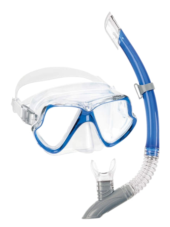 Mares Wahoo Snorkel Set Clear Blue