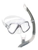 Mares Wahoo Snorkel Set Clear Titanium