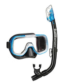 Tusa Mini-Kleio Dry Youth Pro Kids Snorkel Set Clear Blue