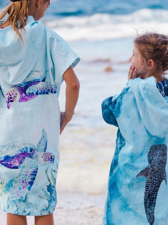 Ocean Armour- Kids Turtle Poncho 4-9 years