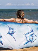 Ocean Armour Manta Beach Towel Lifestyle Beach Horizontal