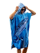 Ocean Armour Poncho Towel Humpback Whale Front