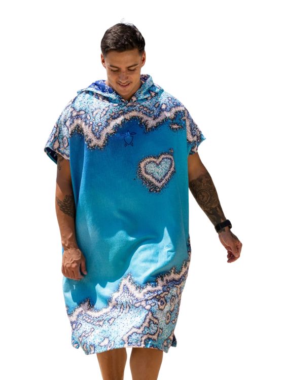 Ocean Armour Reef Love Poncho Front