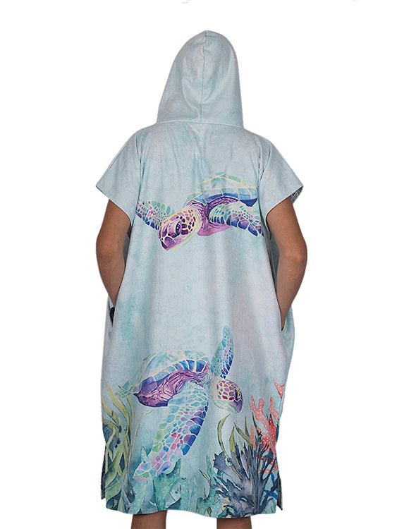 Ocean Armour Turtle Poncho Back
