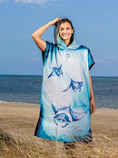 Ocean Armour Manta Poncho Female Front