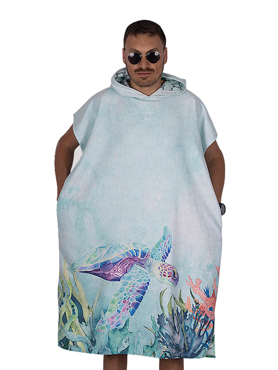 Ocean Armour Turtle Poncho Front