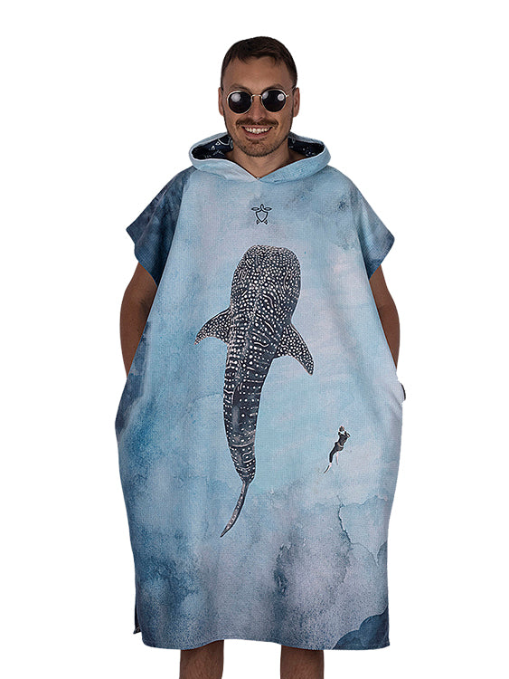 Ocean Armour Whale Shark Poncho Front