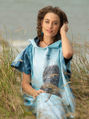Ocean Armour Whale Shark Poncho Lifestyle Female Front