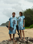 Ocean Armour Whale Shark Poncho Lifestyle Male Female Beach