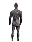 Ocean Hunter Descent Chameleon Brown 5mm Cell Wetsuit Back