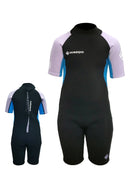 Ocean Pro Nippa Shortie Girls Back and Front