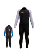 Ocean Pro Nippa Steamer 3mm girls front back