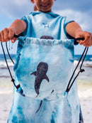 Ocean Armour- Whaleshark Kids Poncho with bag