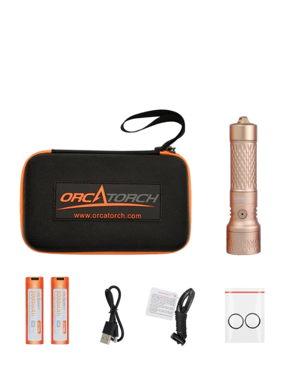 Orcatorch ORCA7 3000 Lumen Dive Light ($185) | ODG Australia