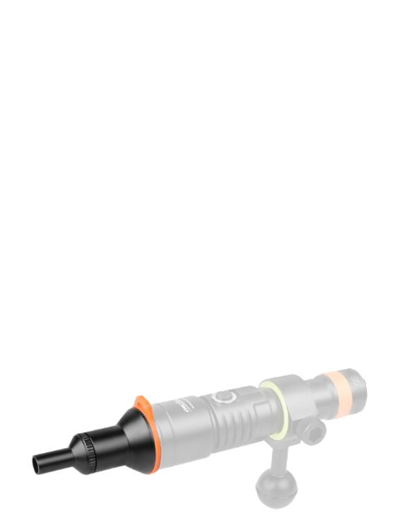 Orcatorch D530V Snoot on torch