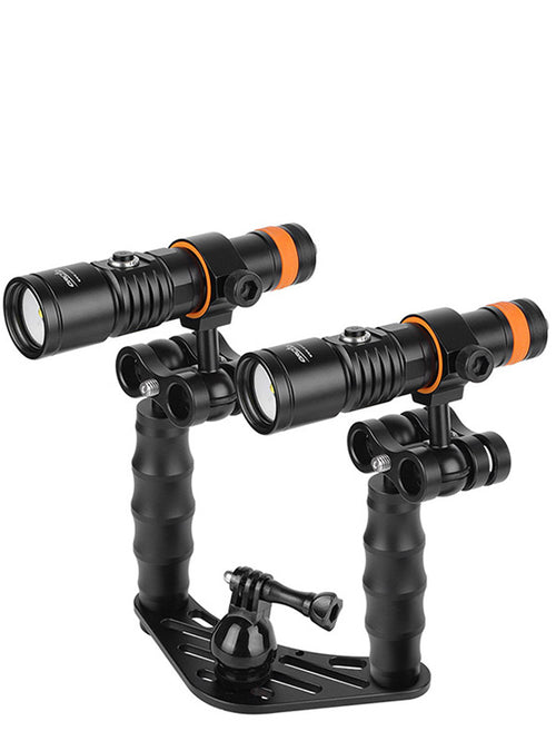 Orcatorch D710V MK2 Dual Video GoPro Tray ($519) | ODG Australia