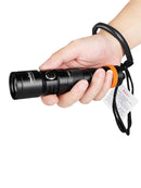 Orcatorch DC710 3000 Lumen Dive Torch In Hand