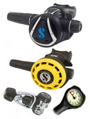 Scubapro Regulator Set: MK11 Evo Yoke/C370 / R195 Octopus & Free Termo Gauge