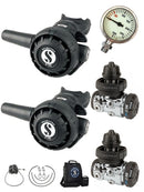 Scubapro MK17 Evo2  R195 Twin Tank Regulator Set