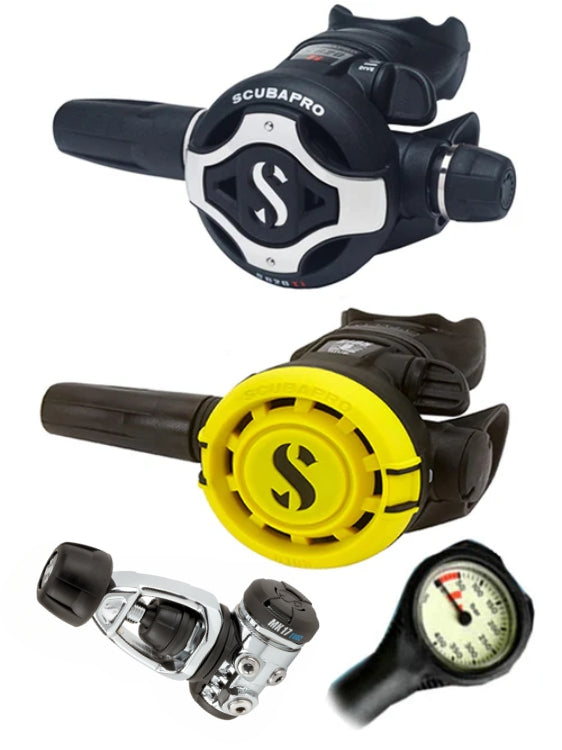 Scubapro MK17 Evo 2 YOKE S620Ti R105 Octopus Regulator Combination
