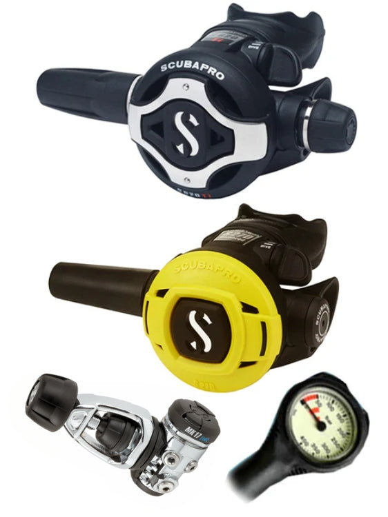 Scubapro MK17 Evo 2 YOKE S620Ti S270 Octopus Regulator Combination