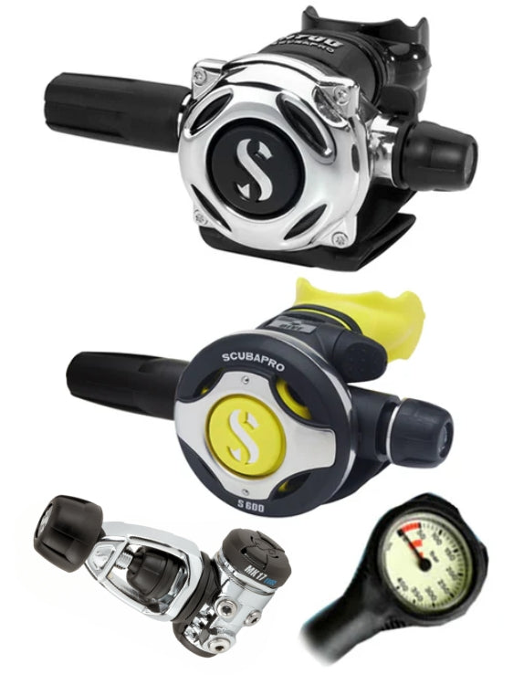 Scubapro MK17 Evo 2 YOKE A700 S600 Octopus Regulator Combination
