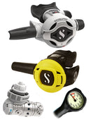 Scubapro MK25 Evo S620Ti White Regulator Set S270 Octopus DIN