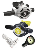 Scubapro MK25 Evo S620Ti White Regulator Set S600 Octopus Yoke