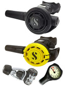 Scubapro Regulator Set: MK11 Evo Yoke/ R095/R195  Octopus & Free Termo Gauge
