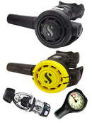 Scubapro Regulator Set: MK2 Evo Yoke / R095 / R105 Octopus & Free Termo Gauge