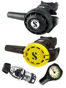 Scubapro Regulator Set: MK2 Evo Yoke / R195 / R105 Octopus & Free Termo Gauge