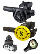 Scubapro Regulator Set: MK17 Evo 2 (DIN) / C370 Colour/ R105 Octopus & Free Termo Gauge