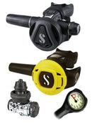 Scubapro Regulator Set: MK17 Evo 2 (DIN or Yoke) / C370 Colour / Octopus & Free Termo Gauge