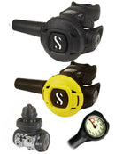 Scubapro Regulator Set: MK11 Evo DIN/S270 /S270 Octopus & Free Termo Gauge