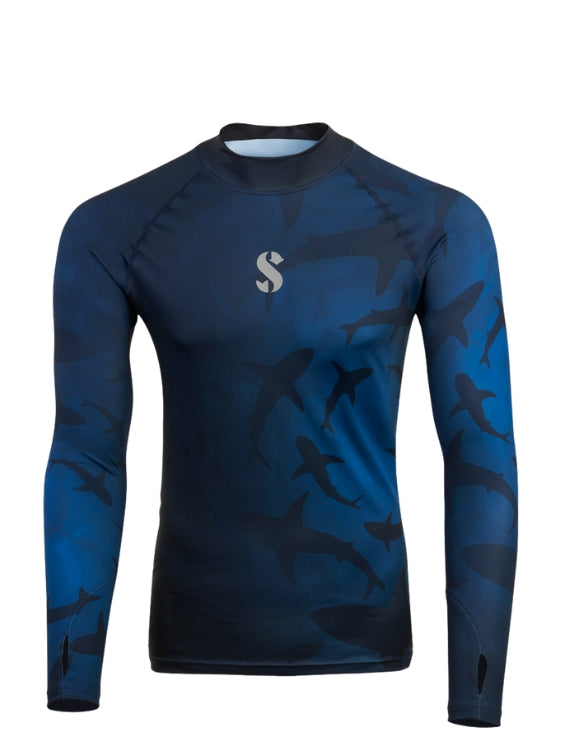 Scubapro Shark T-Flex Long Sleeve Rash Guard UPF 50 – Men