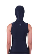 Sharkskin Ladies Chillproof Vest With Hood Black Back