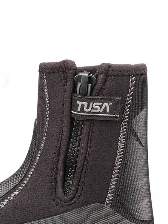 TUSA 5mm Hard Sole Imprex Dive Boots DB-0109 Zipper Stop