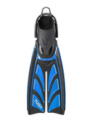 TUSA Hyflex Zoom Fins Fishtail Blue