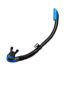 TUSA Platina II Hyperdry Snorkel Black Fishtail Blue