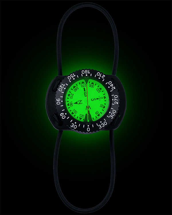 Termo Wrist Compass w/ Bungee Straps Glow In The Dark