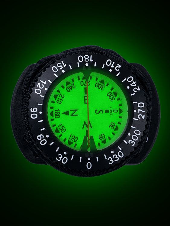 Termo Wrist Compass w/ Bungee Straps Top Glow In The Dark
