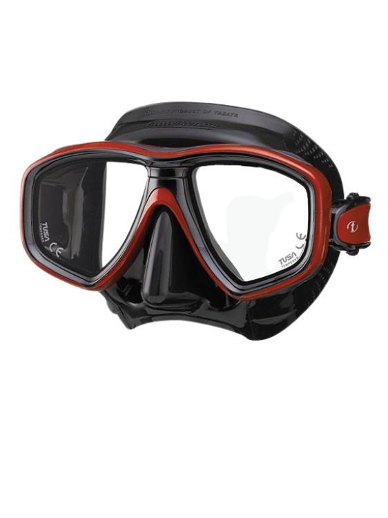 Tusa Freedom Ceos Mask Black Metallic Red