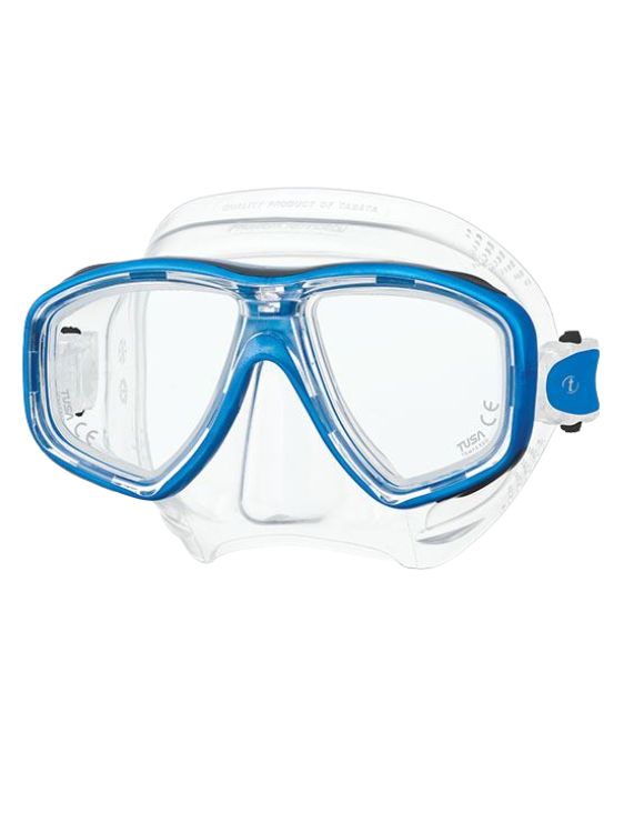 Tusa Freedom Ceos Mask Clear Fishtail Blue