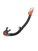 Tusa Hyperdry Elite II Dry Snorkel Black Electric Orange EO