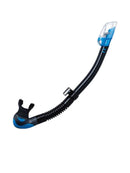 Tusa Hyperdry Elite II Dry Snorkel Black Fishtail Blue